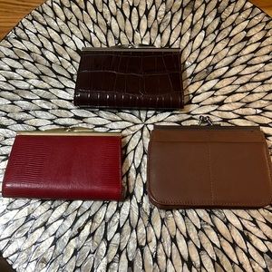 ❤️Kiss Lock Wallet Bundle of 3❤️